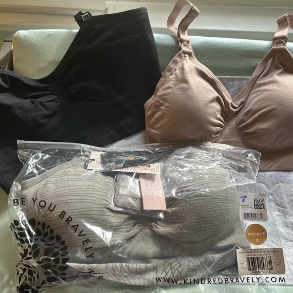 Kindred Bravely Sublime® Bamboo Hands-Free Pumping Lounge & Sleep Bra - Picture 3 of 3